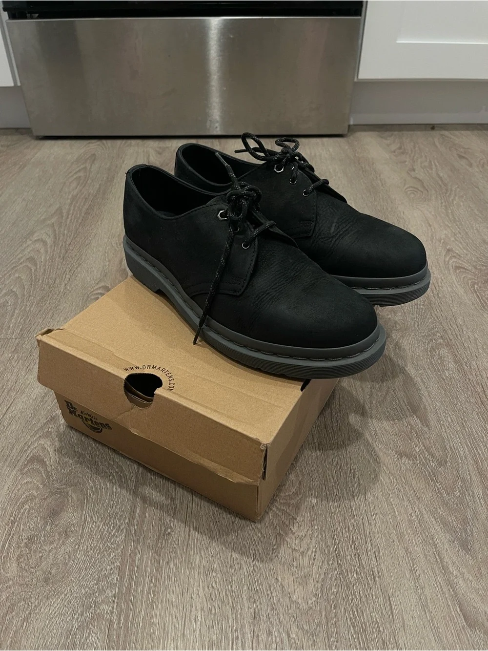 Dr. Martens black lace